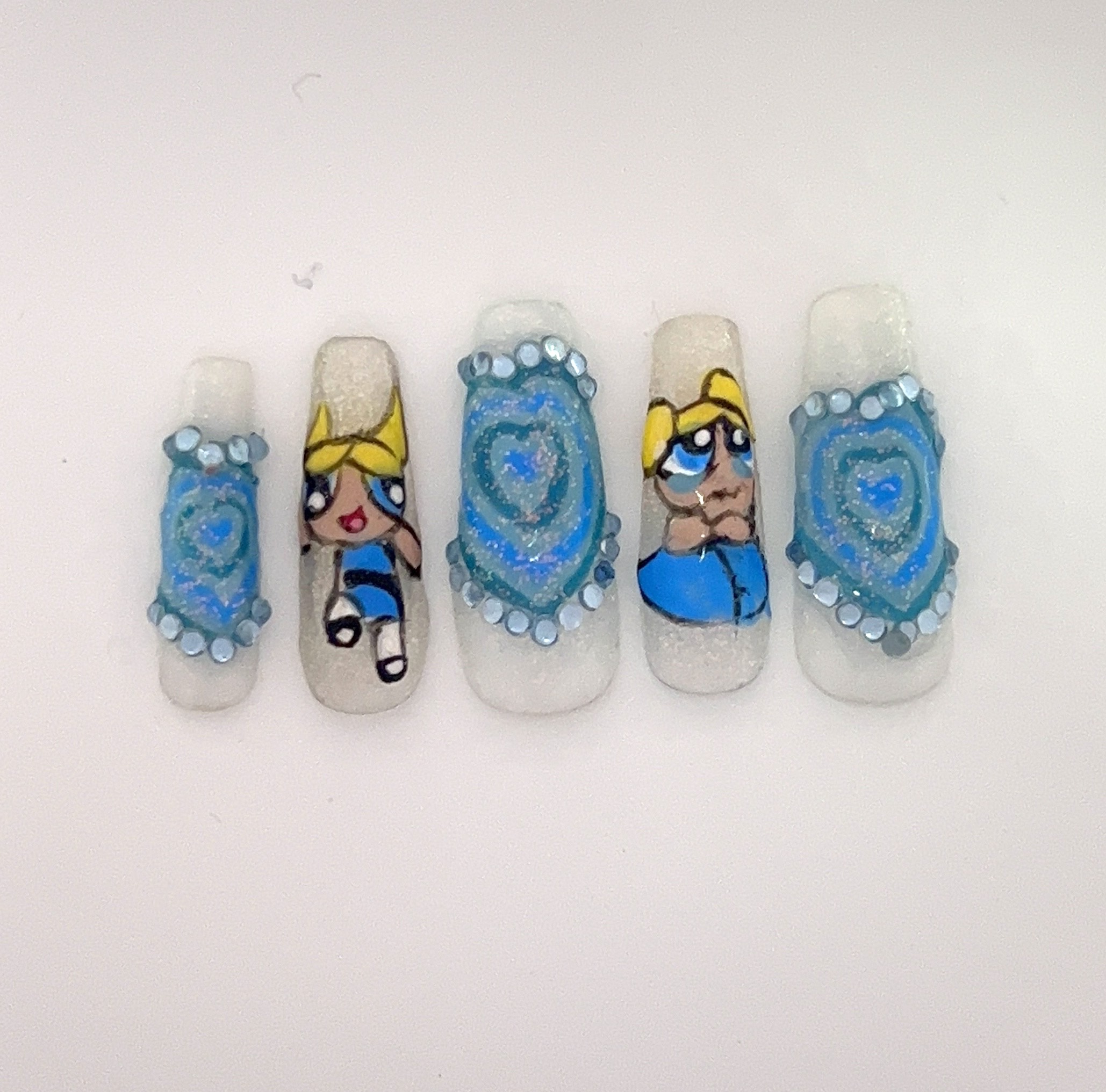 Bubbles Nail Set