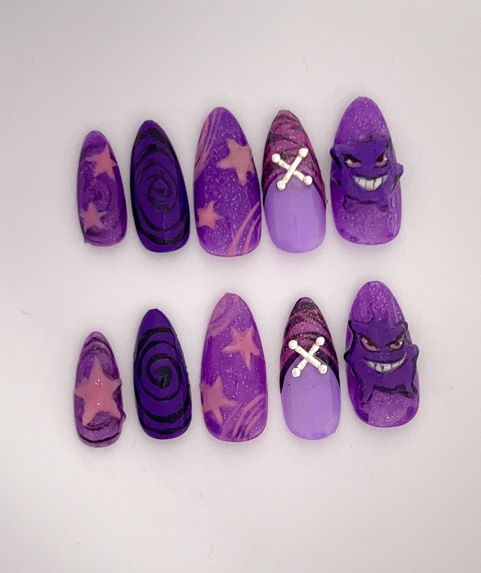 Gengar Nail Set